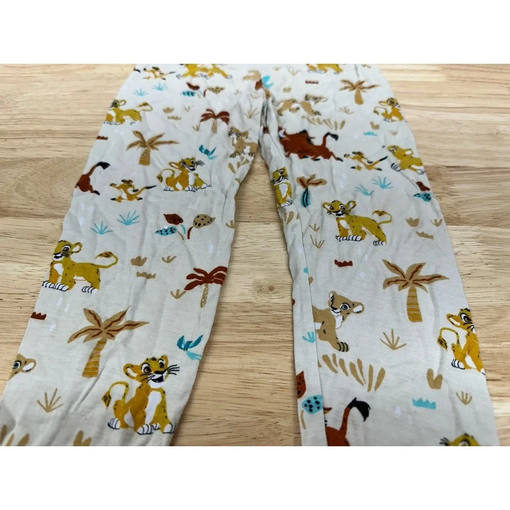 Little Sleepies Disney Simba's OG Lion King Pants T-Shirt Set Pajama Size 3T